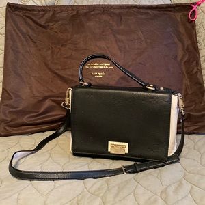 Kate Spade Black and Cream Handbag